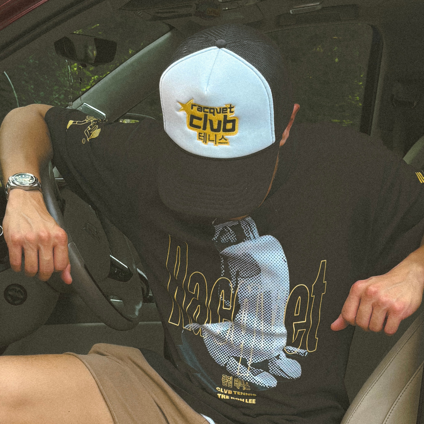 Y2K Seoul Logo Trucker Hat